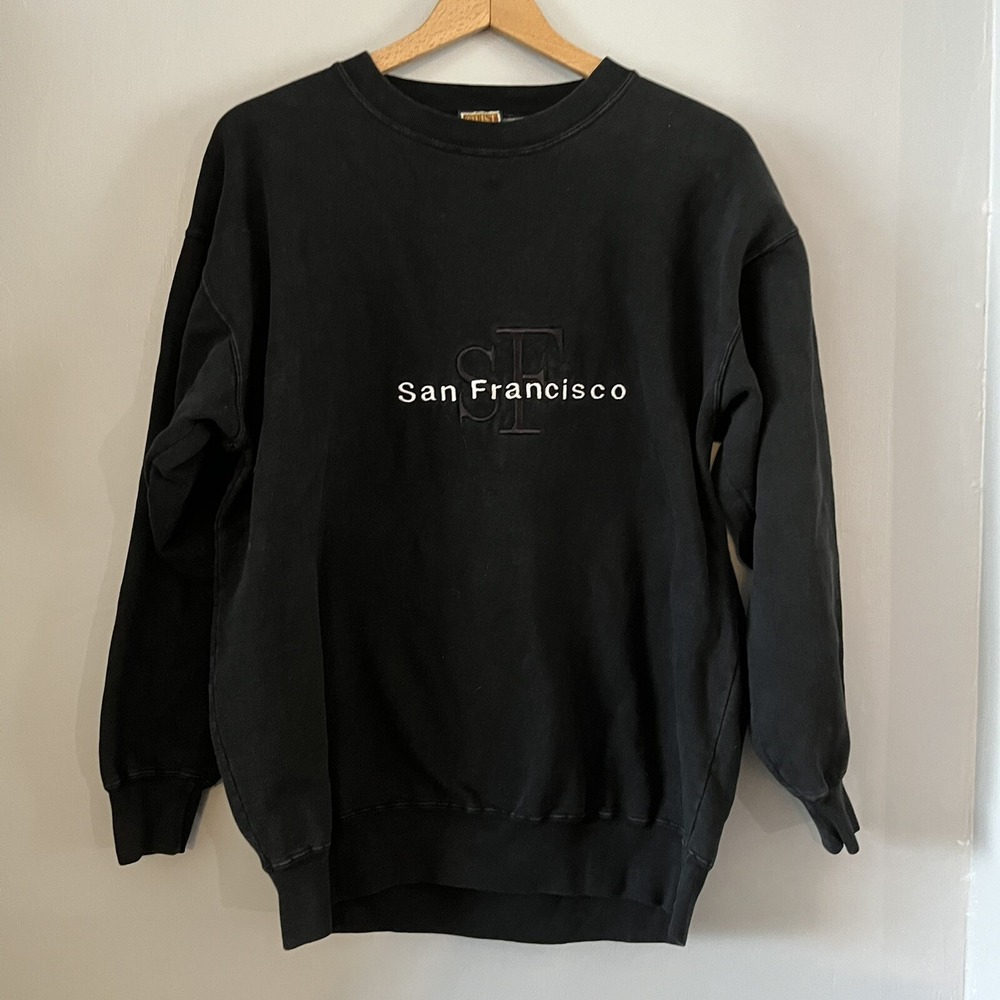 Vintage American Twist San Francisco sweatshirt Embroidered Made In USA